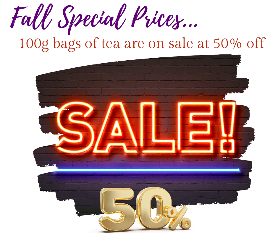 Double the Tea, Same Price—Limited Time Sale on 100g Bags!