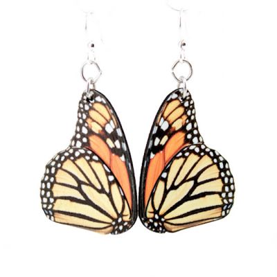 Earrings - Monarch Butterfly Wings