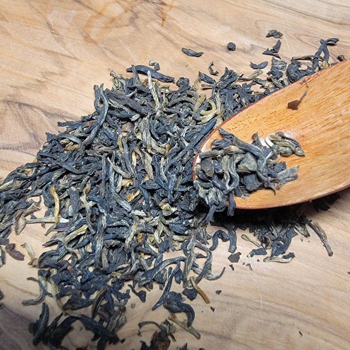 scoop of Golden Heaven Yunnan Black Tea