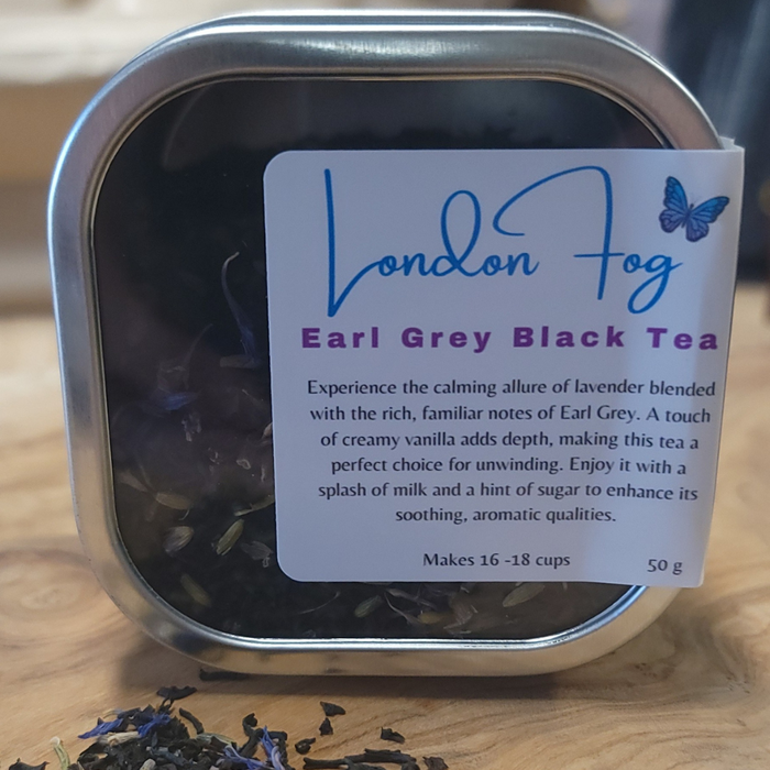 tin of Lavender Fog Black Tea