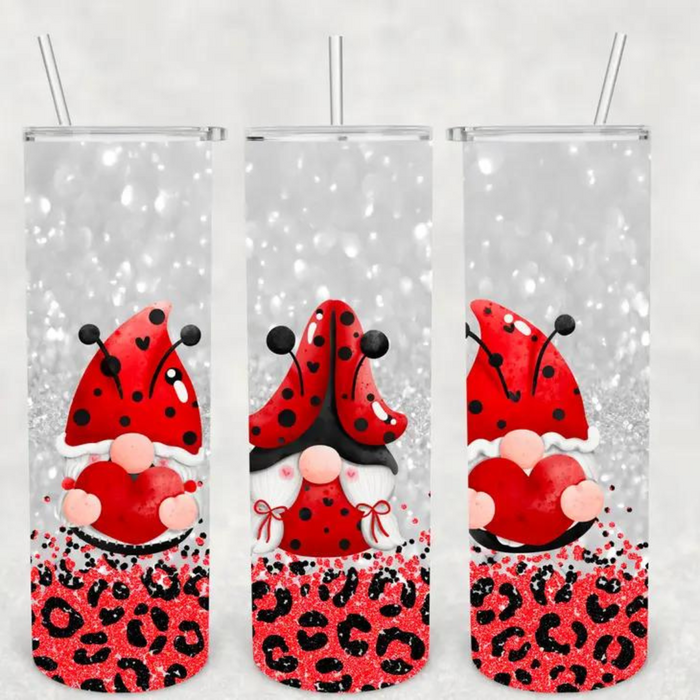 20oz Love Gnomes Travel Tumbler Mug