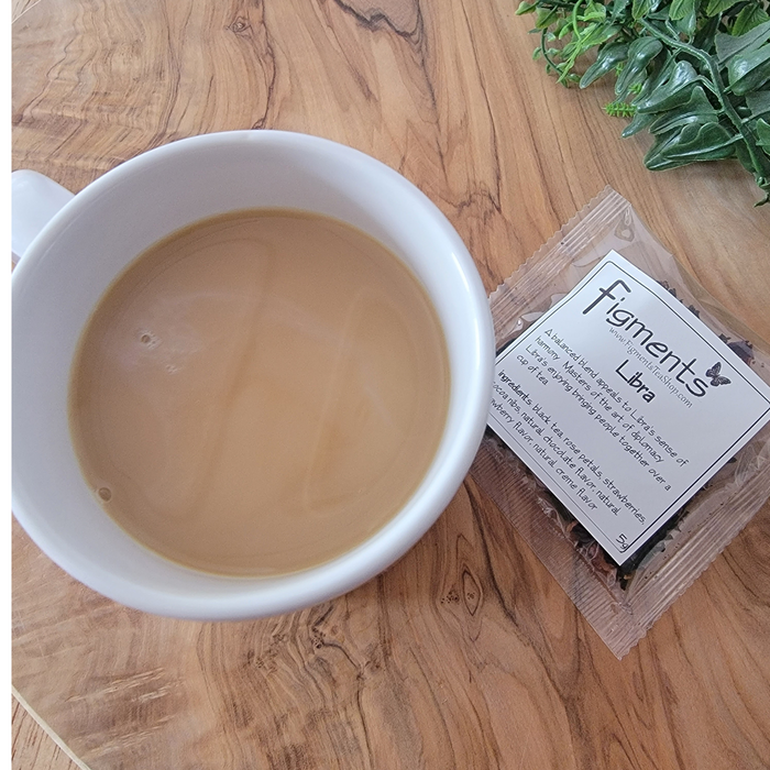 milk with Zodiac - Libra - Black Tea
