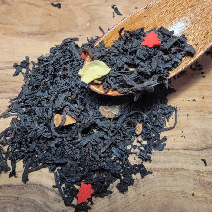 scoop of Christmas Blend Black Tea