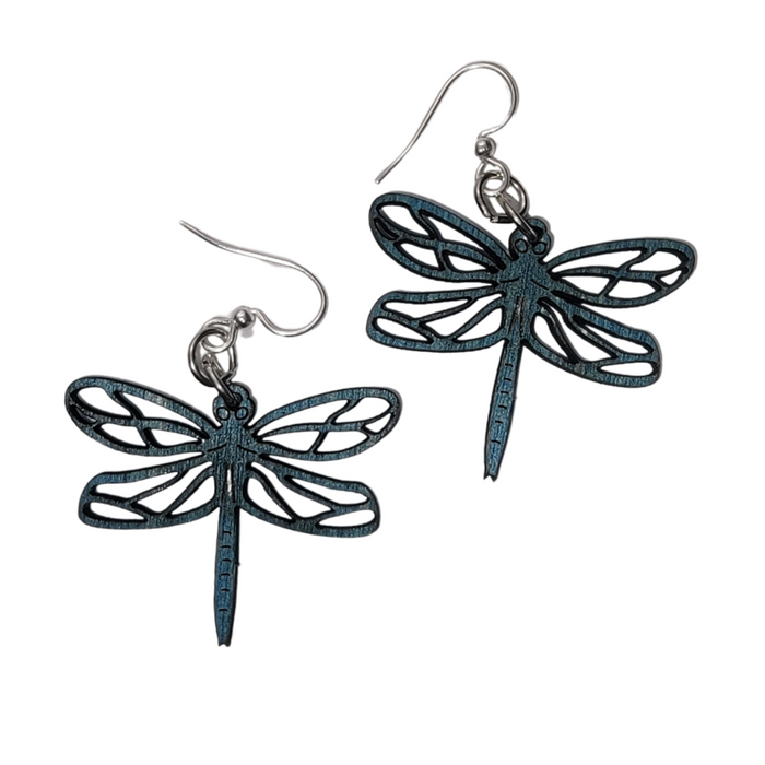 Earrings - Dragonfly Teal
