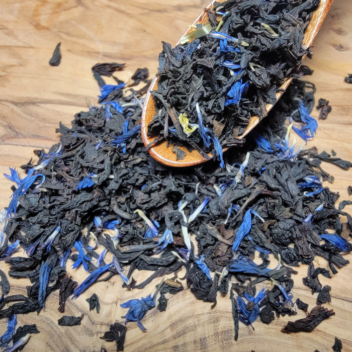 scoop of Decaf Earl Grey Black Tea