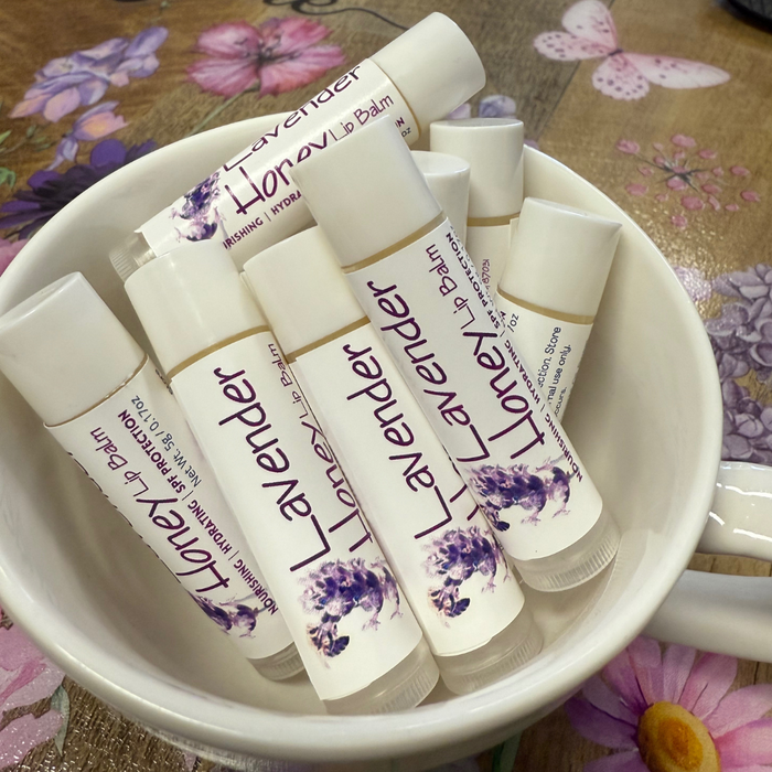 Lavender Honey Lip Balm in tube
