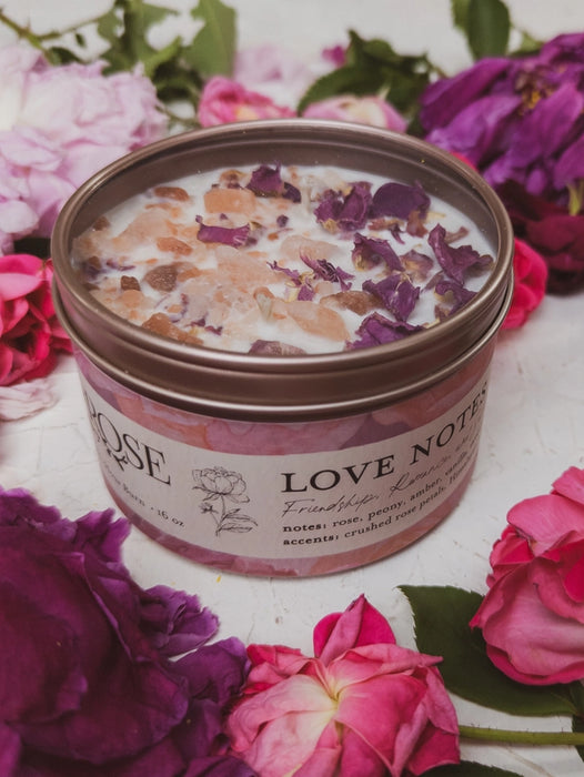 Love Notes Botanical Candle