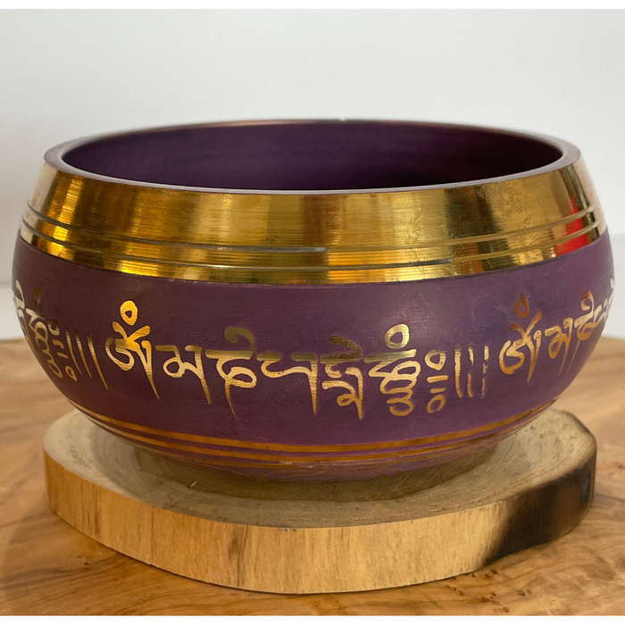 Purple Singing Bowl