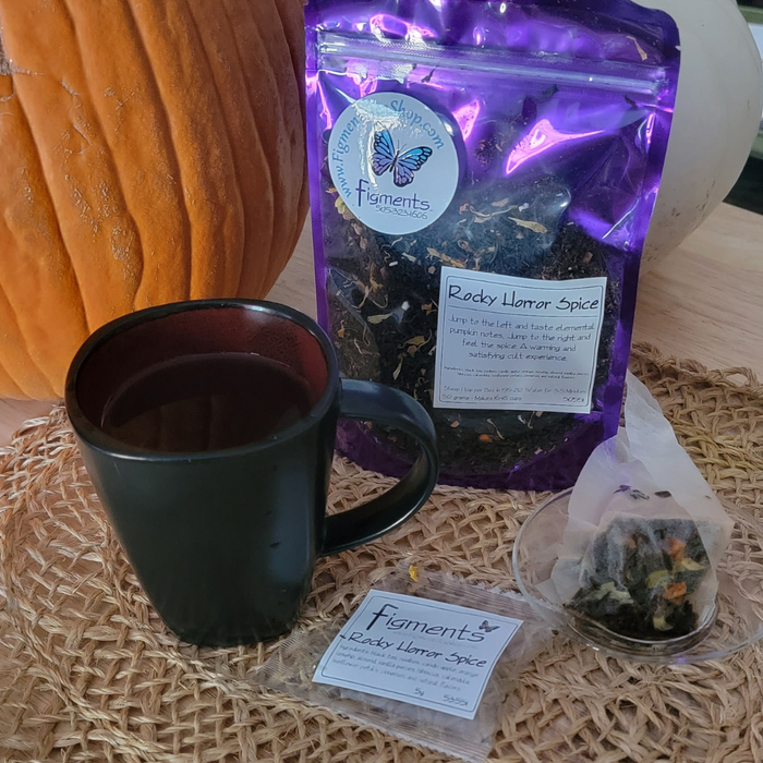 Rocky Horror Spice Black Tea Packaging