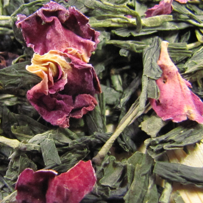 Fairy Garden Rose Blossom Green Tea