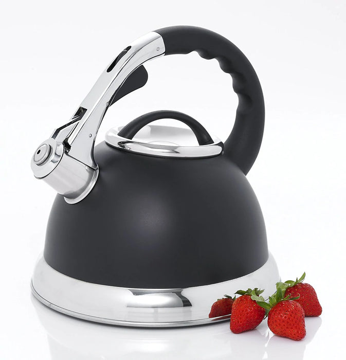 Whistling Stovetop Kettle - 3.0 Qt Black