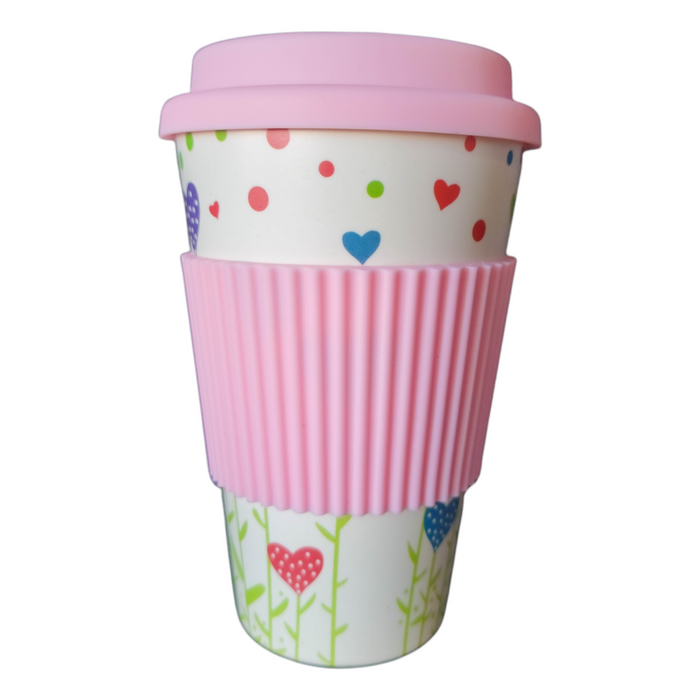 Bamboo Travel Mug - Pink