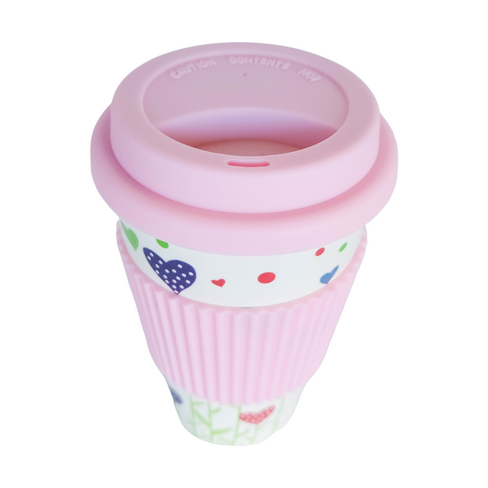 Bamboo Travel Mug - Pink