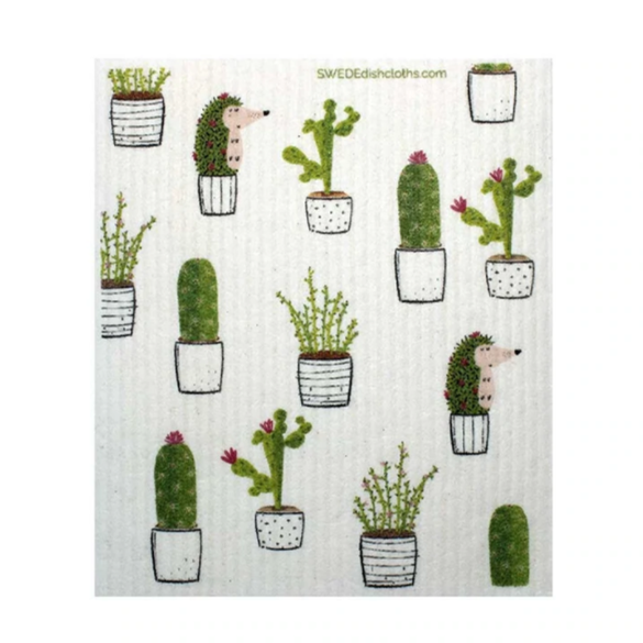 SWEDEdish Cloth - Cactus Collage