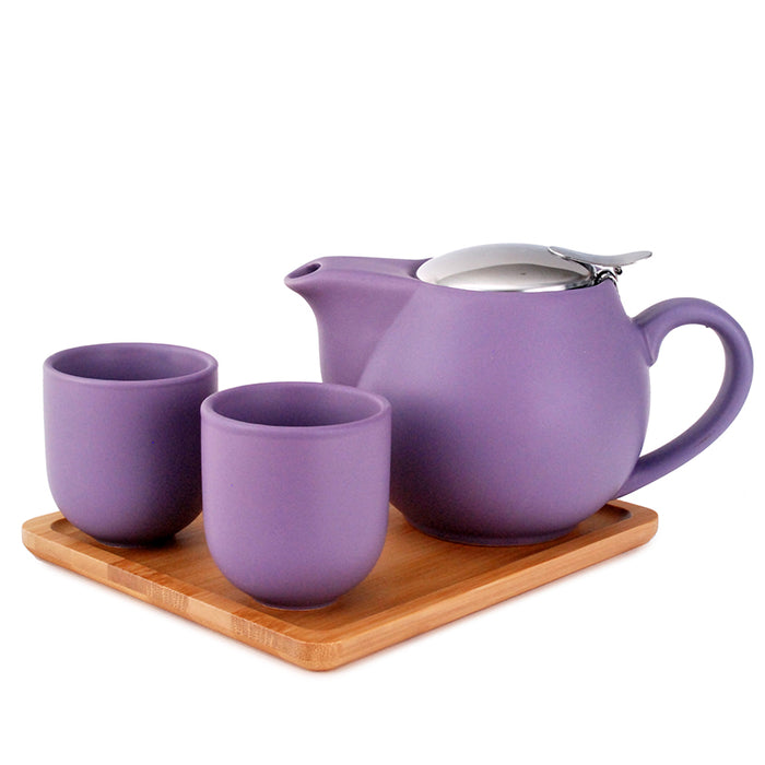 Tea Set Purple