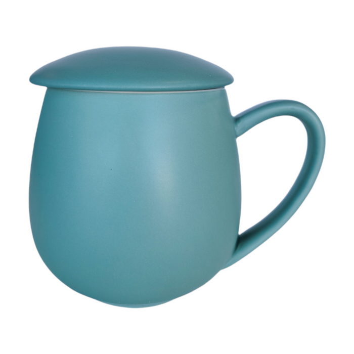 Tea Mug w Infuser - Jade Green