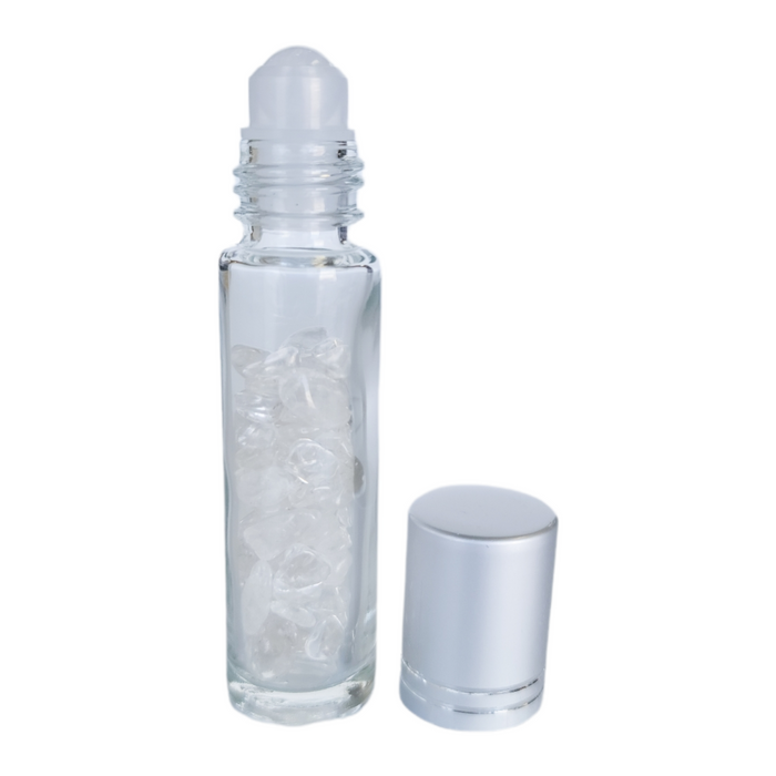 Clear Quartz - 10ml Crystal Stone Rollerball