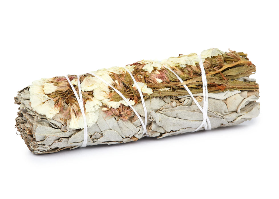 Sage Stick - White Flowers