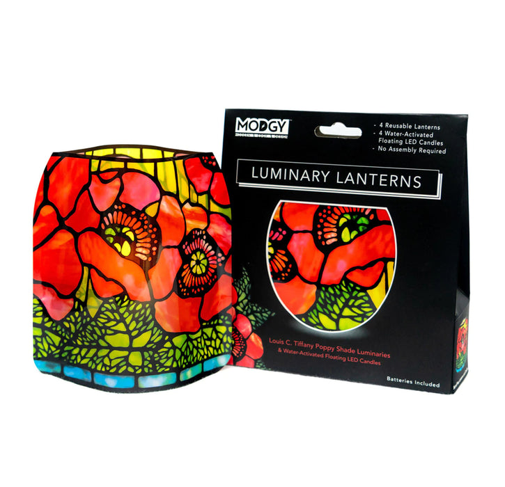 Louis C, Tiffany Poppy Luminary Kit