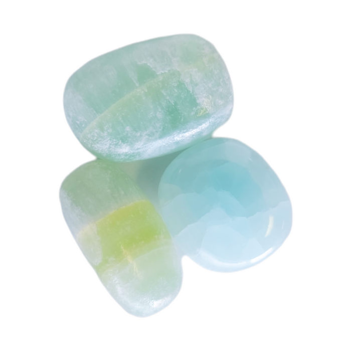 Tumbled Aqua Calcite