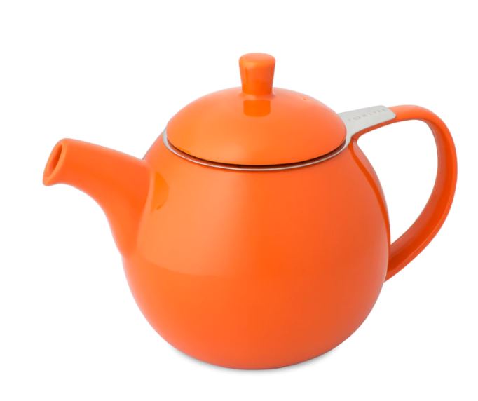 45oz Carrot Curve Teapot w/Infuser