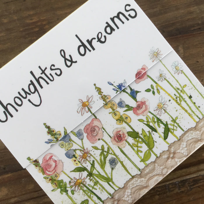 Magnetic Notepad - Thoughts & Dreams