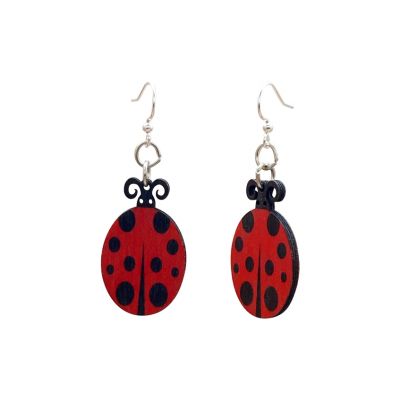 Earrings - Ladybug