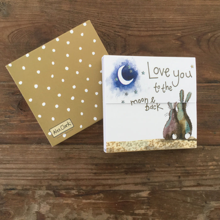 Magnetic Notepad - Love you to the Moon