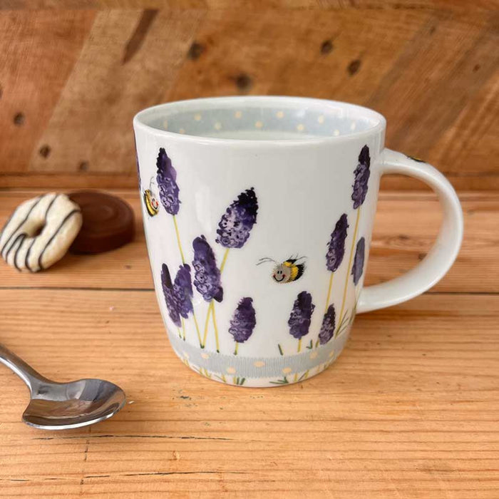 Lavender Bees Mug