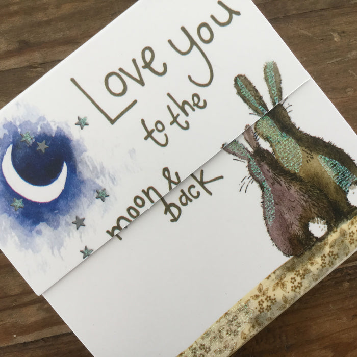 Magnetic Notepad - Love you to the Moon