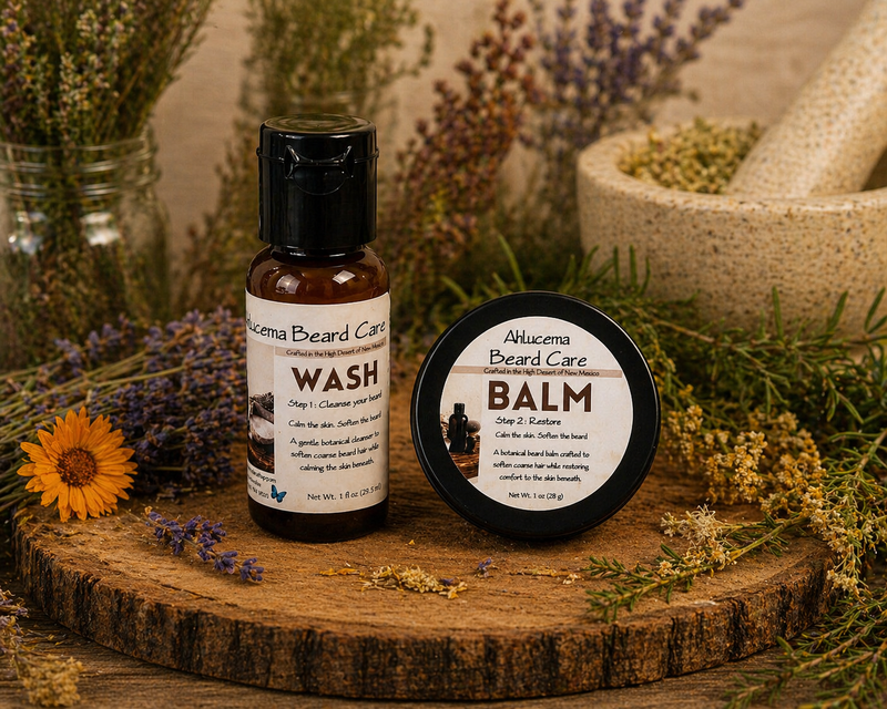 Alhucema Beard Care Set – Wash & Balm Set