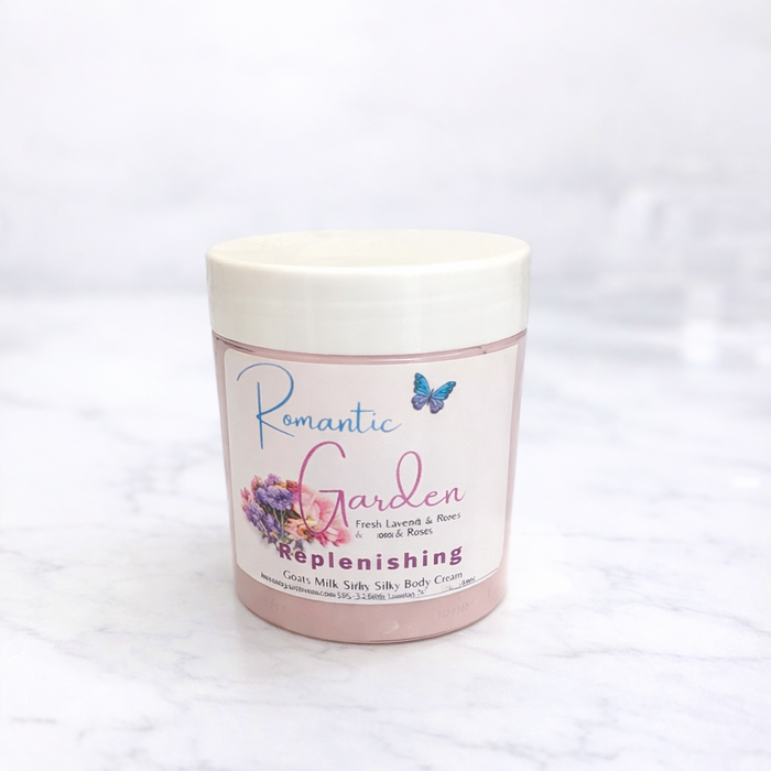 Romantic Garden Replenishing Goats Milk Silky Body Cream