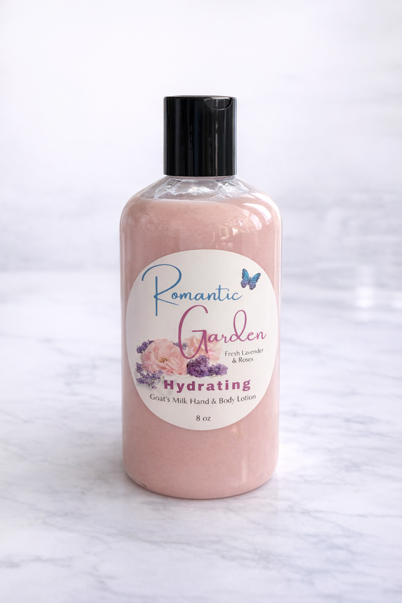 Romantic Garden Hydrating Goats Milk Hand & Body Lotion