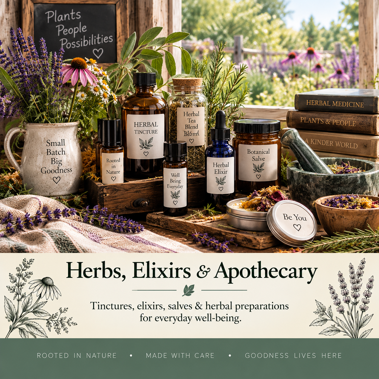 Herbs, Elixirs & Apothecary