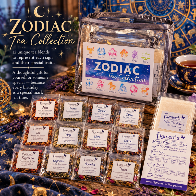 Zodiac Tea Collection – 12 Teas, 12 Signs