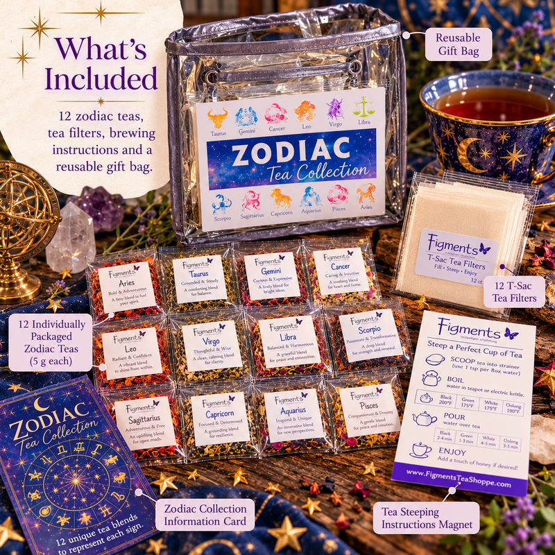 Zodiac Tea Collection – 12 Teas, 12 Signs