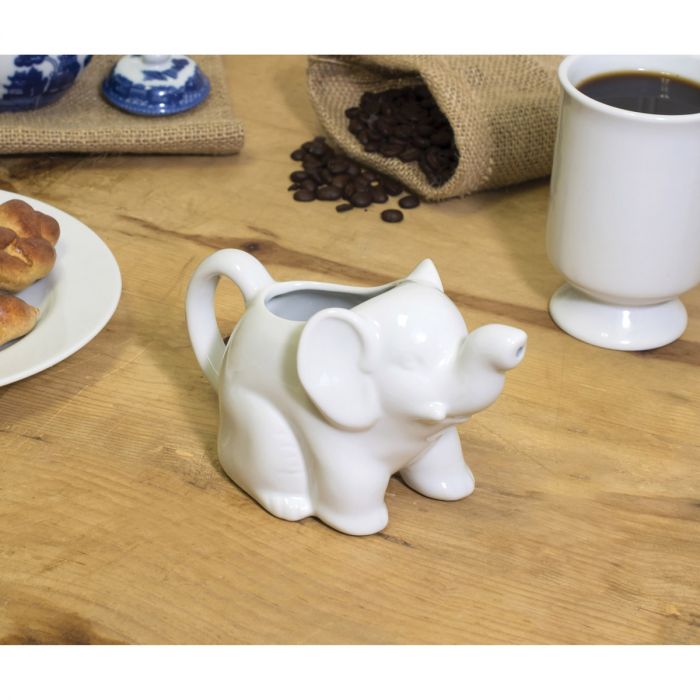 Elephant Creamer with Handle 9oz