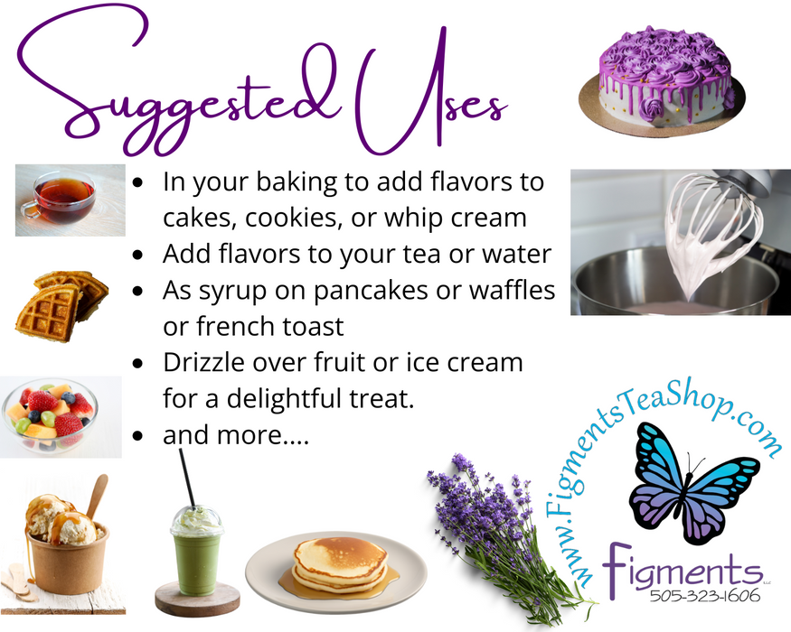 Suggested Uses for Lavender Syrup