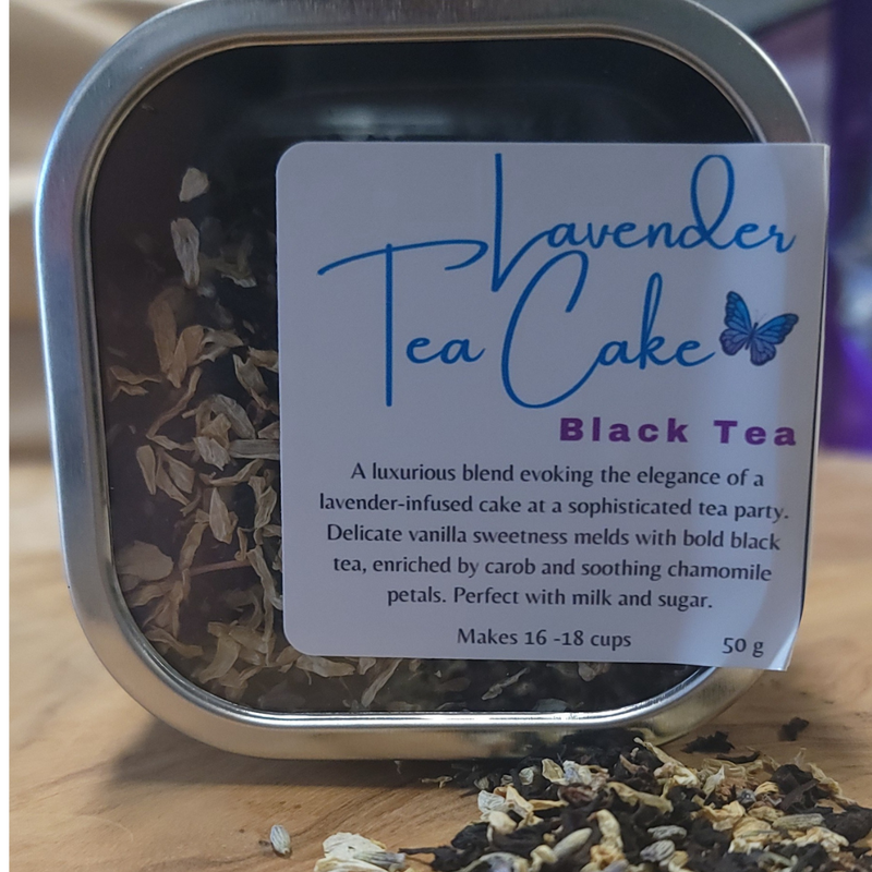 tin of Lavender Tea Cake Black Tea