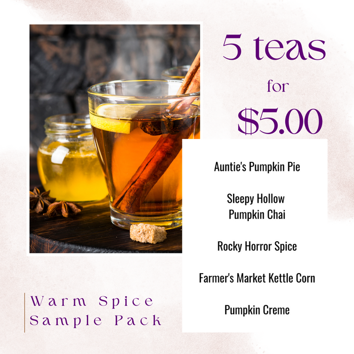 Warm Spice Sample Pack 5 for $5