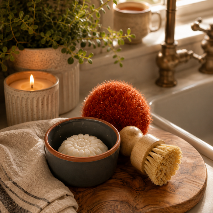 Dish Scrubbing Soap Set