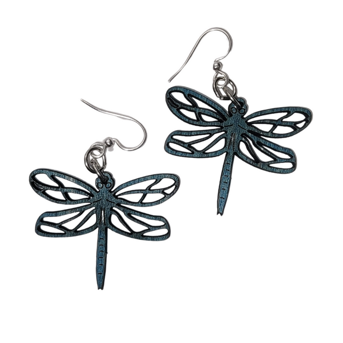 Earrings -  Dragonfly Teal