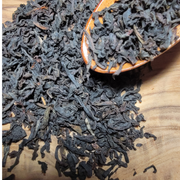 scoop of Decaf English Breakfast Black Tea