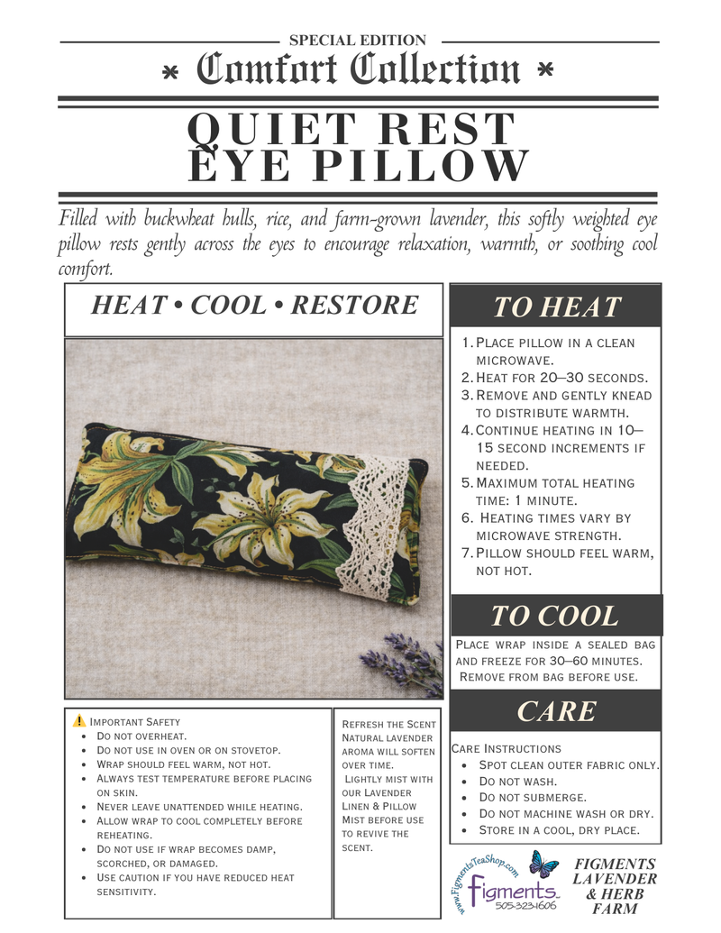 Quiet Rest Eye Pillow