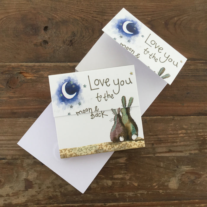 Magnetic Notepad - Love you to the Moon