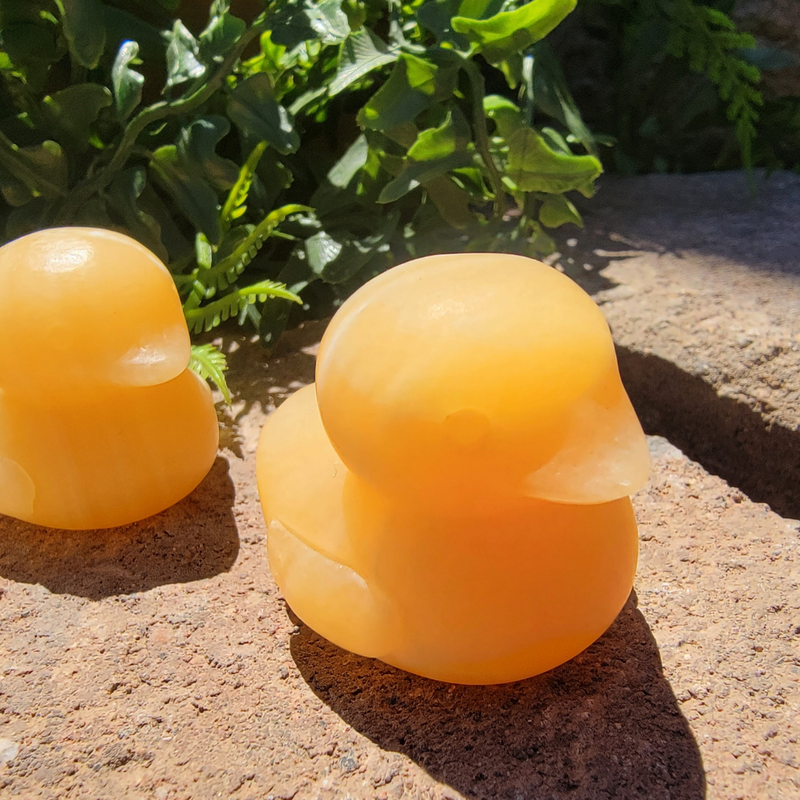 Little Yellow Ducky - Orange Calcite