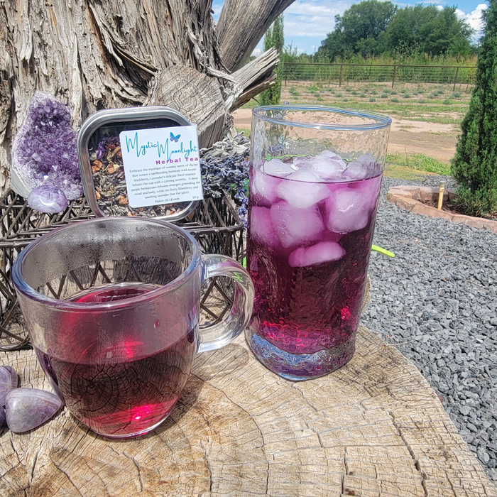 Mystic Moonlight Herbal Tea in cup