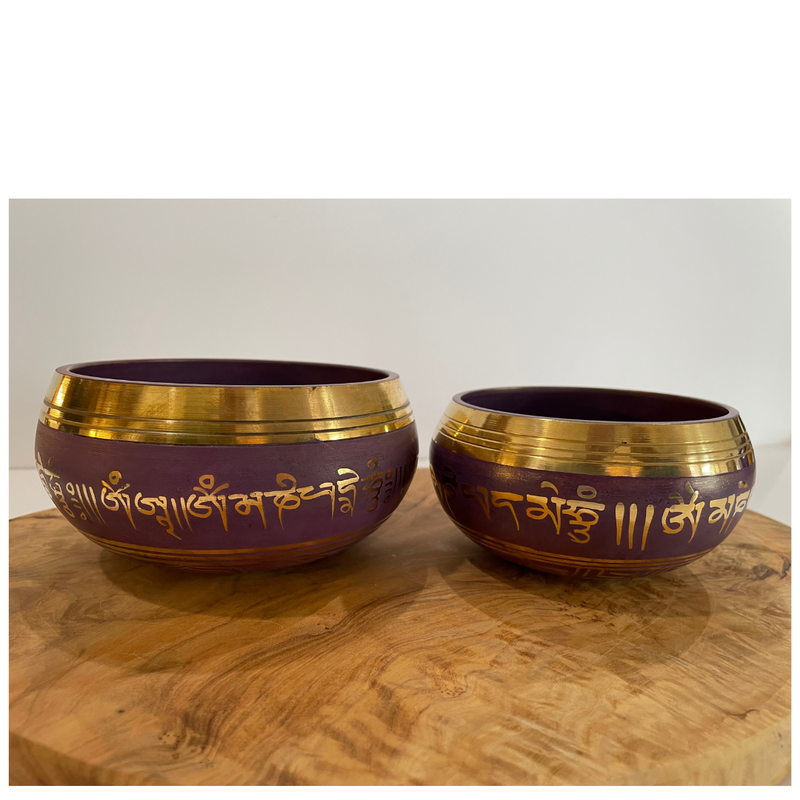 Purple Singing Bowl