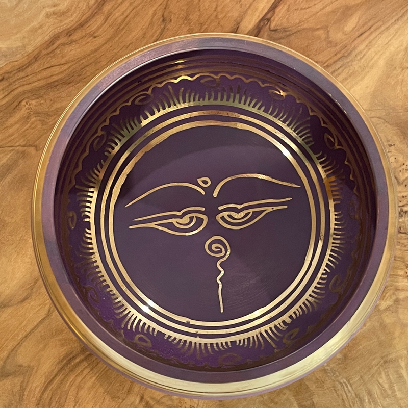 Purple Singing Bowl