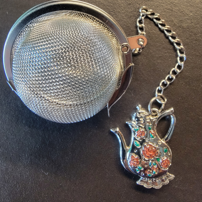 Infuser - Teapot w/ Pink Roses